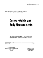 Osteoarthritis and body measurements