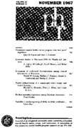 Public Health Reports  v 82 no 11 November 1967  table of contents