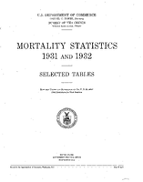 Mortality Statistics 1931 and 1932