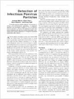 Detection of Infectious Poxvirus Particles