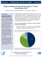 Regular Bedtimes Among Children Aged 517 Years United States 2020