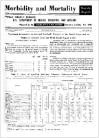 Morbidity and Mortality Weekly Report Vol 6 No 31 for Release August 9 1957