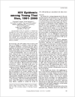 HIV Epidemic among Young Thai Men 19912000
