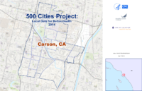500 Cities Project Local Data for Better Health 2014 Carson CA