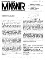 MMWR Morbidity and Mortality Weekly Report June 11 1976  Vol 25  No 22