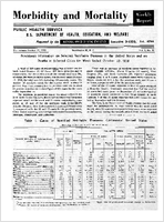 Morbidity and Mortality Weekly Report For release October 16 1959 Vol 8 No 40