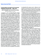 Cryptosporidiosis Associated with Consumption of Unpasteurized Goat Milk  Idaho 2014