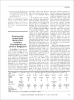 Communityassociated Methicillinresistant Staphylococcus aureus Singapore