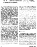 Use of bacitracin mouthwash in dental caries control