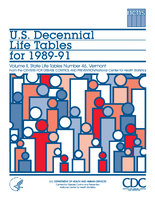 US Decennial Life Tables for 19891991 State Life Tables Vermont