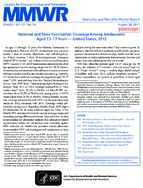 National and State Vaccination Coverage Among Adolescents Aged 1317 Years  United States 2012
