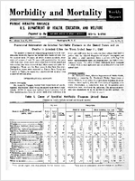 Morbidity and Mortality Weekly Report For release June 17 1960 Vol 9 No 23