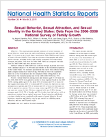 Sexual behavior sexual attraction and sexual identity in the United States data from the 20062008 national survey of family growth