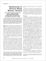 Hantavirus in African Wood Mouse Guinea