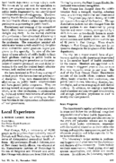 Local experience