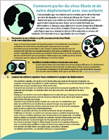 Comment parler du virus Ebola et de votre deploiement avec vos enfants