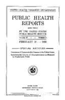 Public Health Reports  v 47 no 8  cover