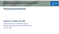 Pneumococcal vaccines