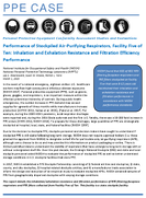 PPE CASE P20200105 Performance of Stockpiled AirPurifying Respirators Facility Five of Ten Inhalation and Exhalation Resistance and Filtration Efficiency Performance