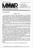 Morbidity and Mortality Weekly Report MMWR July 10 1981  Vol 30  No 26