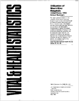 Utilization of ShortStay Hospitals United States 1983 Annual Summary