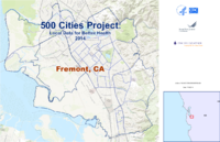 500 Cities Project Local Data for Better Health 2014 Fremont CA