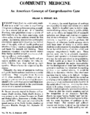 Community medicine