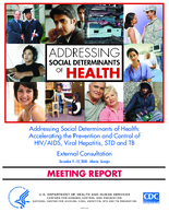 Addressing Social Determinants of Health Accelerating the Prevention and Control of  HIVAIDS Viral Hepatitis STD and TB