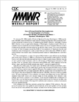 MMWR Morbidity and Mortality Weekly Report Vol 48 No 31 August 13 1999
