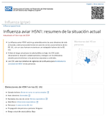 Influenza aviar H5N1  resumen de la situacin actual