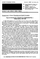 MMWR Morbidity and Mortality Weekly Report October 9 1987  Vol 36  No 39