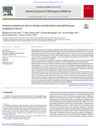Aerosol Containment Device Design Considerations and Performance Evaluation Metrics