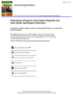 Informing a Program to Increase Lifejacket Use with Pacific Northwest Fishermen