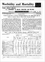 Morbidity and Mortality Weekly Report For release January 4 1958 Vol 6 No 52
