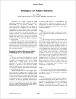 Smallpox An attack scenario