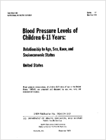 Blood pressure levels of children 611 years relationship to age sex race and socioeconomic status United States
