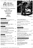 Public Health Reports  v 115 no 2  3  table of contents
