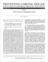 The Goal of Adequate Data