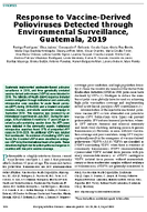 Response to VaccineDerived Polioviruses Detected through Environmental Surveillance Guatemala 2019
