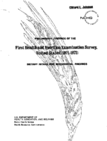 Preliminary findings of the first Health and Nutrition Examination Survey United States 19711972 dietary intake and biochemical findings