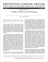 Health Wealth and WellBeing
