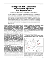 European Bat Lyssavirus Infection in Spanish Bat Populations