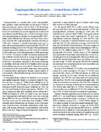Cryptosporidiosis Outbreaks  United States 20092017