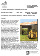 Farmer Crushed in Machine Shed Doorway While Using SkidSteer Loader revised 20070501