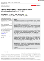 Pneumoconiosis Incidence and Prevalence Among US Medicare Beneficiaries 19992019