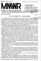 Morbidity and Mortality Weekly Report MMWR November 30 1979  Vol 28  No 47
