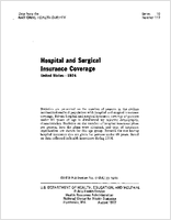 Hospital and surgical insurance coverage United States1974