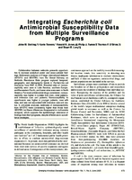 Integrating Escherichia coli Antimicrobial Susceptibility Data from Multiple Surveillance Programs