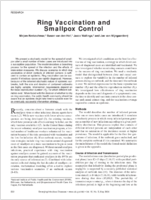 Ring Vaccination and Smallpox Control