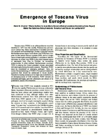 Emergence of Toscana Virus in Europe